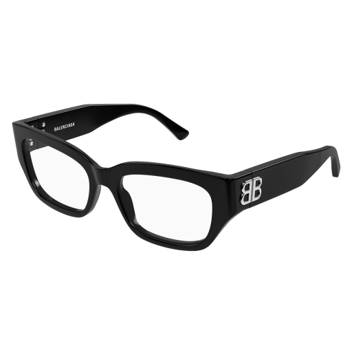 Balenciaga BB0364OA Eyeglasses 001 BLACK 55mm