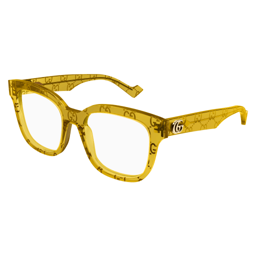 Gucci GG0958O Eyeglasses 012 YELLOW 52mm