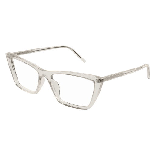 Saint-Laurent SL 737 MICA THIN OPT Eyeglasses 004 BEIGE 54mm