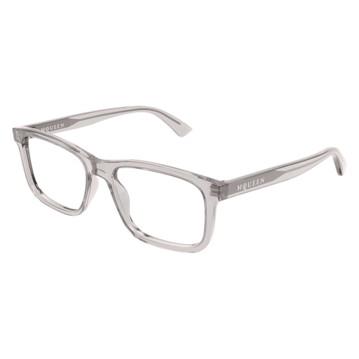 Alexander-McQueen AM0486O Eyeglasses 003 GREY 54mm