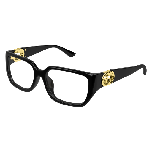 Gucci GG1694OA Eyeglasses 001 BLACK 55mm