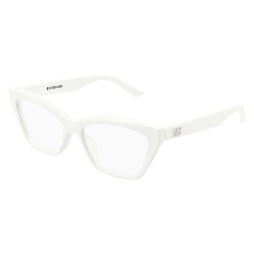 Balenciaga BB0342O Eyeglasses 011 WHITE 55mm