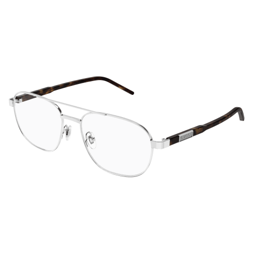 Gucci GG1800O Eyeglasses 002 SILVER 56mm