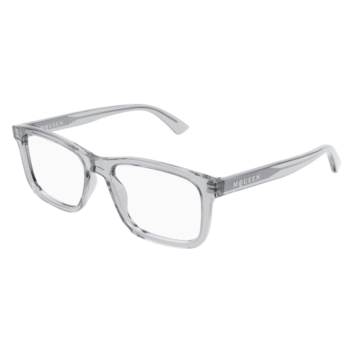 Alexander-McQueen AM0486O Eyeglasses 009 LIGHT-BLUE 57mm