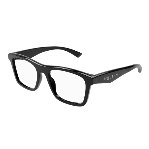 Alexander-McQueen AM0475O Eyeglasses 006 BLACK 56mm