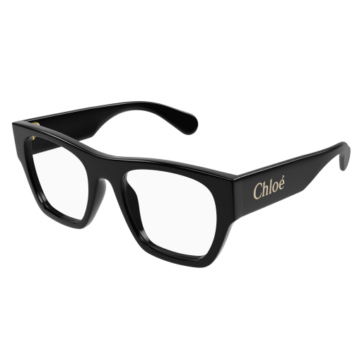 Chloé CH0250O Eyeglasses 001 BLACK 52mm