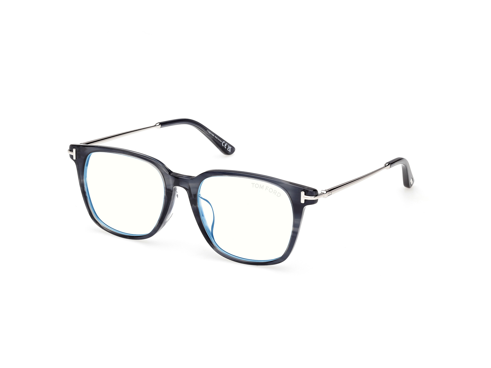 TOM FORD FT6106-D-B Eyeglasses 001 - SHINY BLACK 53mm