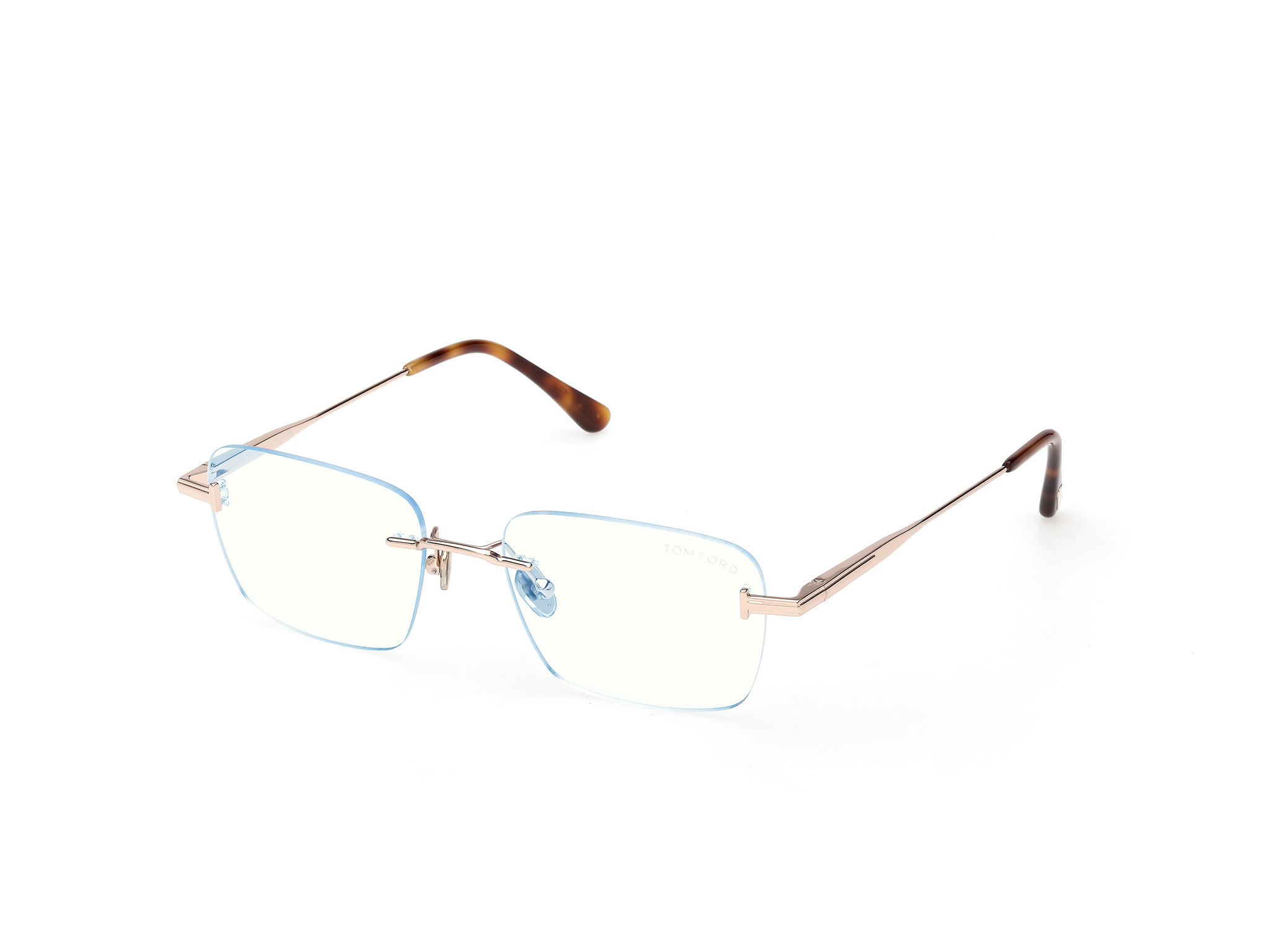 TOM FORD FT6117-B Eyeglasses 028 - SHINY ROSE GOLD 54mm