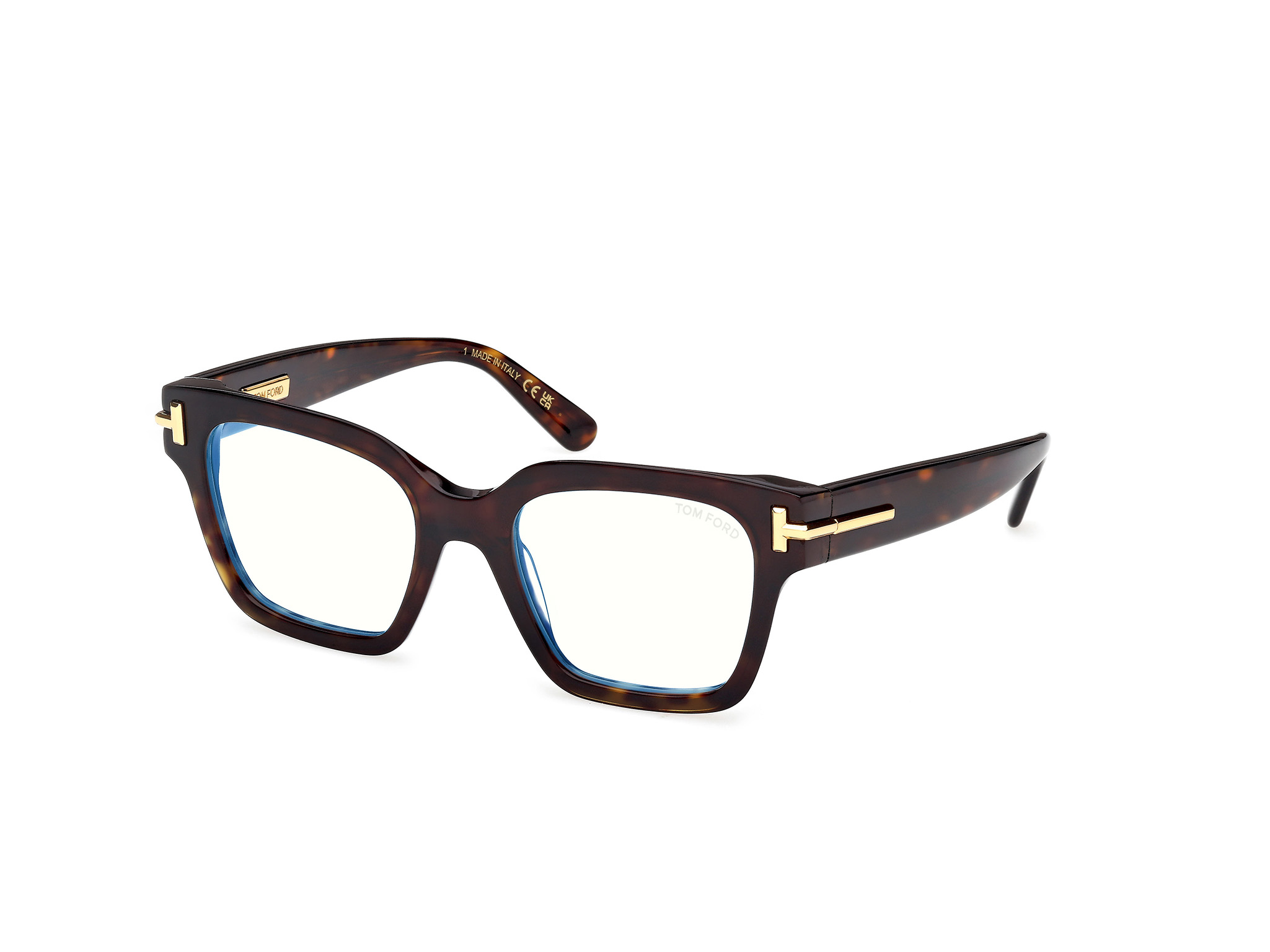 TOM FORD ICON FT6078-B Eyeglasses 001 – SHINY BLACK 52mm
