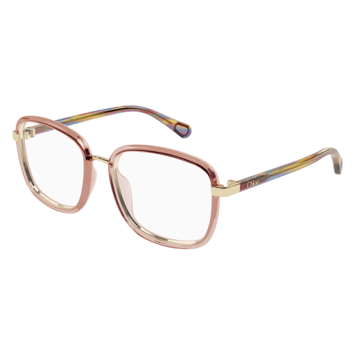 Chloé CC0025O Eyeglasses 001 PINK 49mm