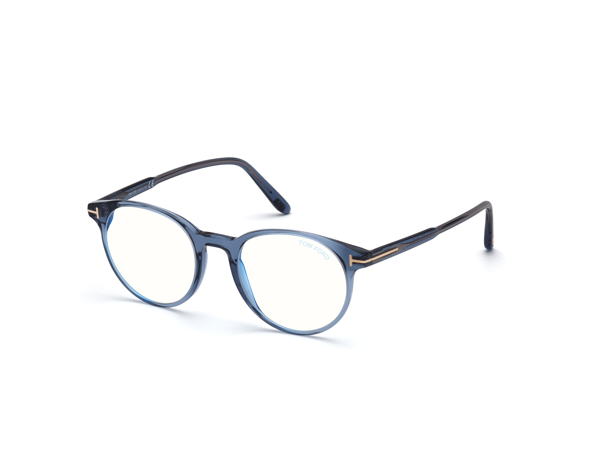 TOM FORD FT5695-B Eyeglasses 001 – SHINY BLACK 49mm