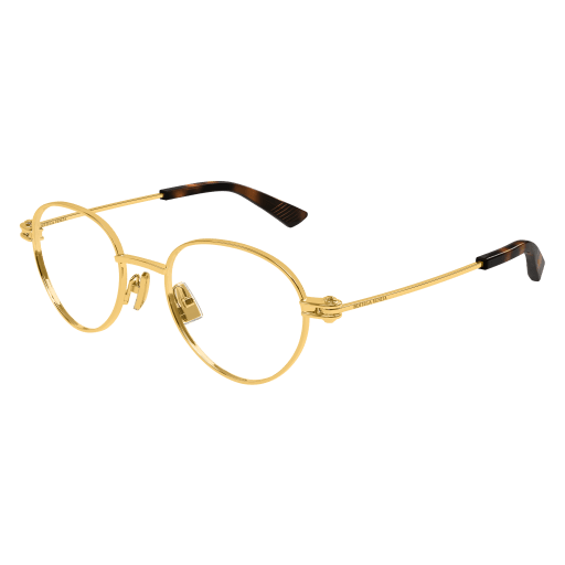 Bottega-Veneta BV1382O Eyeglasses 003 GOLD 50mm