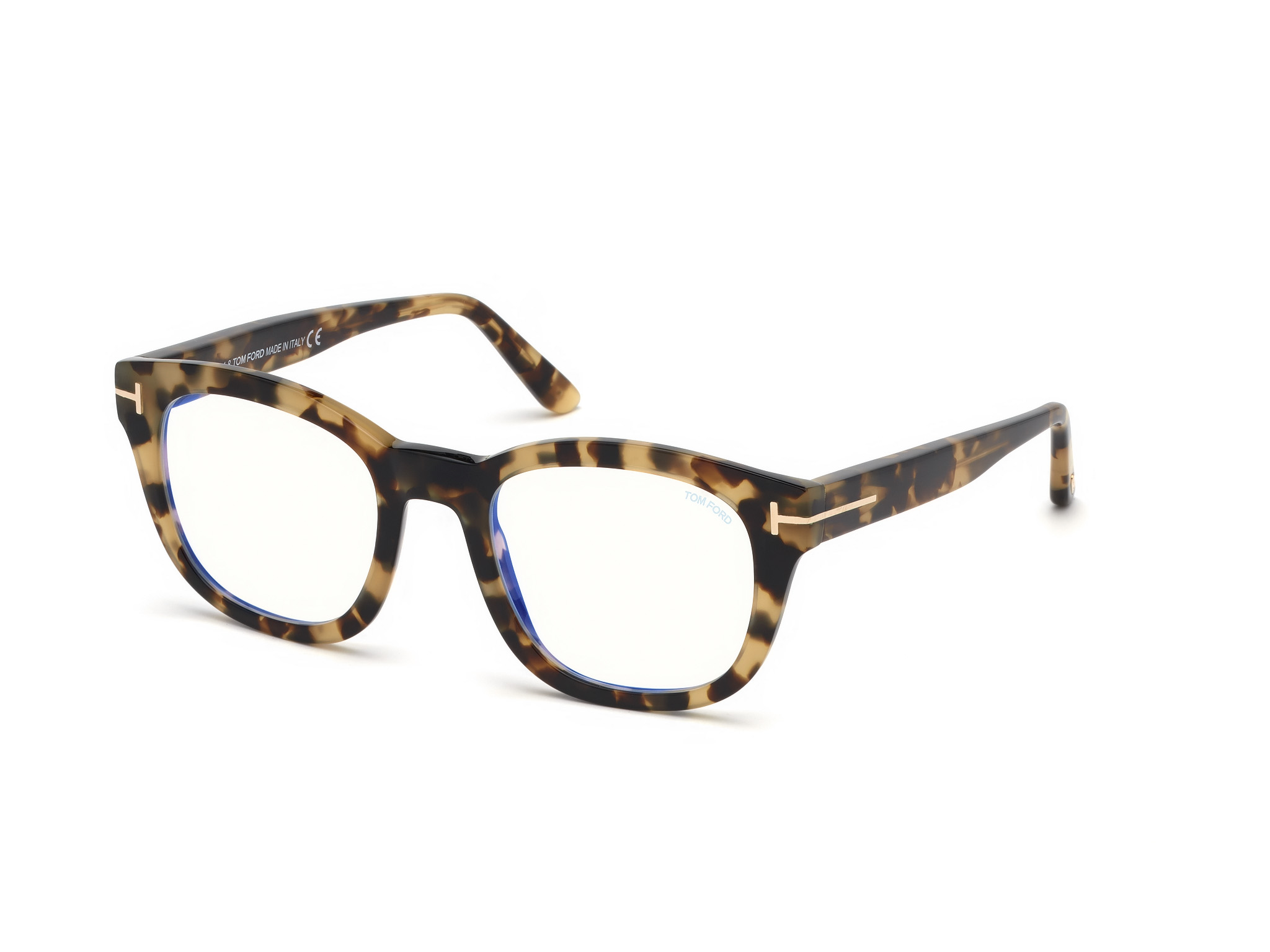 TOM FORD FT5542-B Eyeglasses 001 – SHINY BLACK 50mm