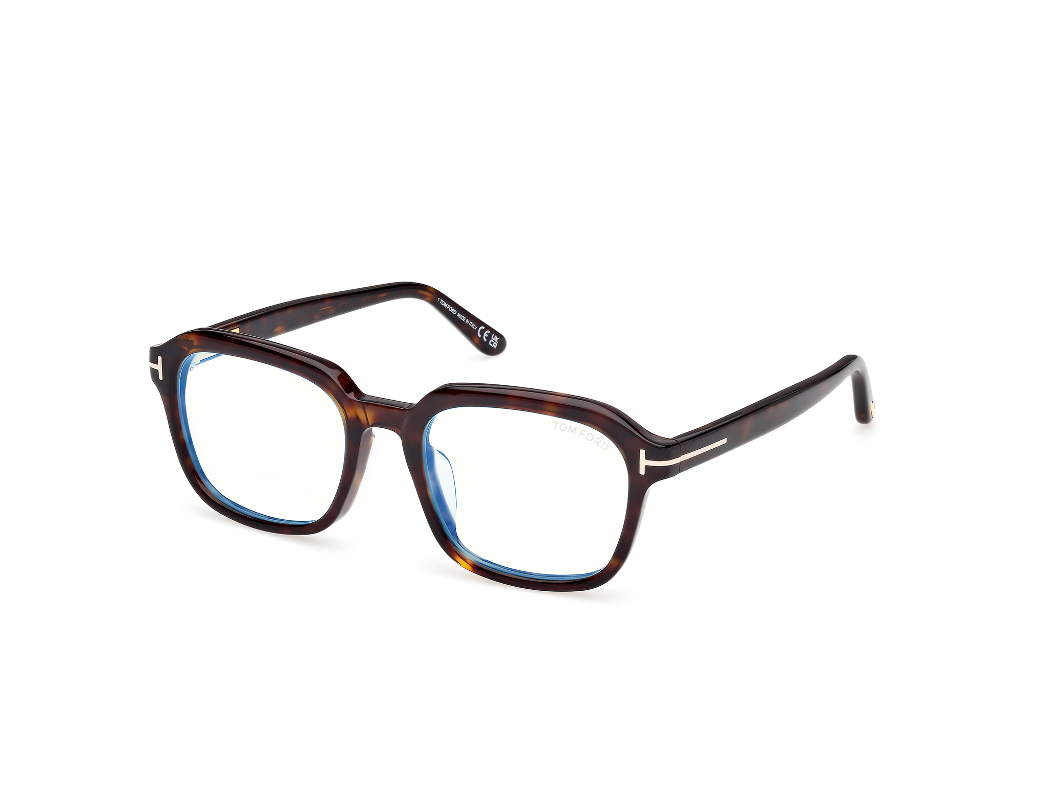 TOM FORD FT6060-F-B Eyeglasses 001 - SHINY BLACK 54mm