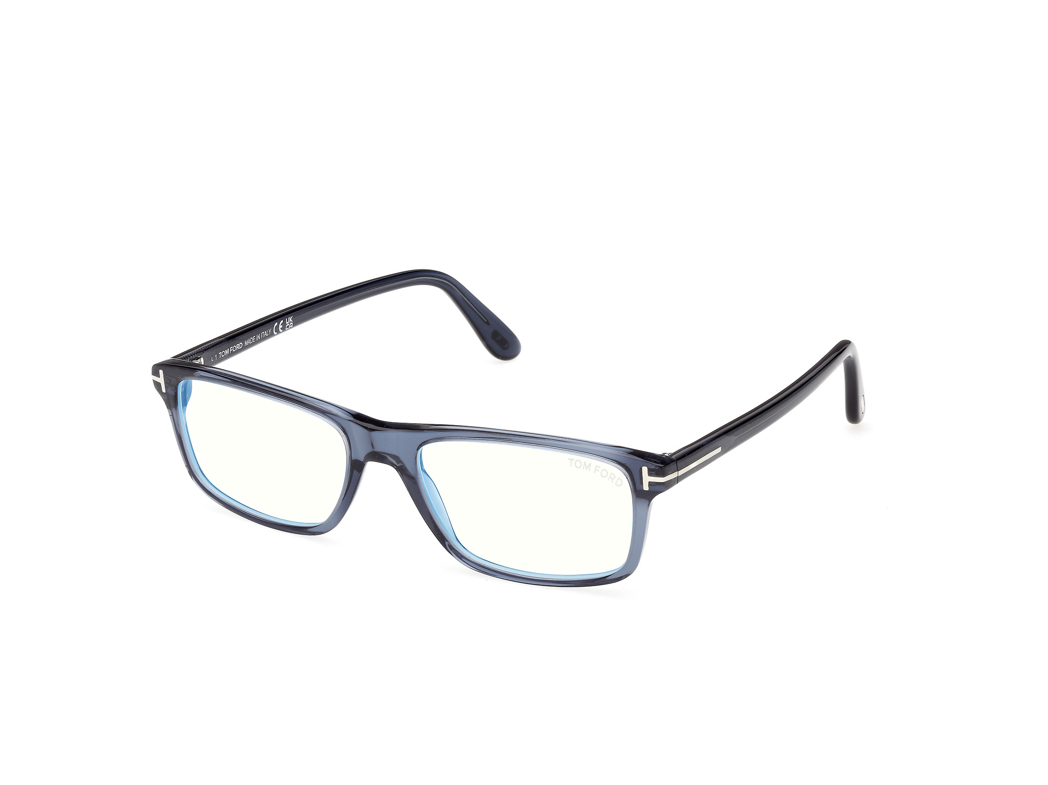 TOM FORD FT6119-B Eyeglasses 001 - SHINY BLACK 55mm