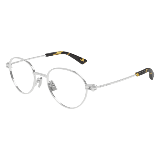 Bottega-Veneta BV1382O Eyeglasses 004 SILVER 50mm