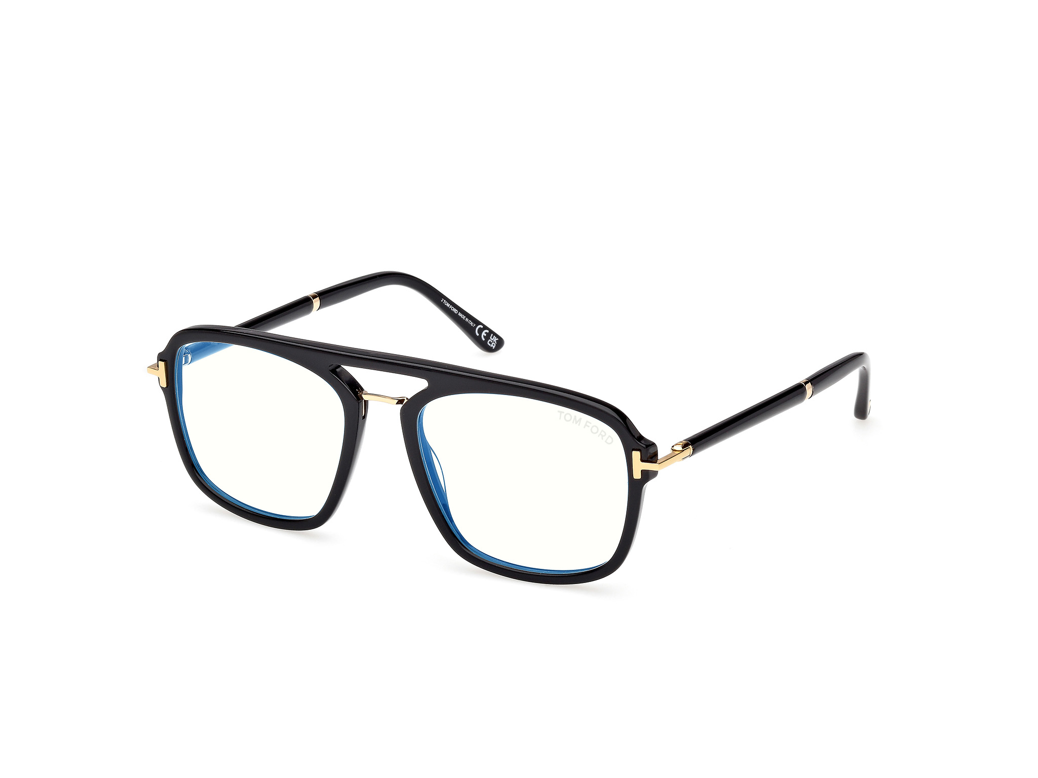 TOM FORD FT6086-B Eyeglasses 001 - SHINY BLACK 54mm