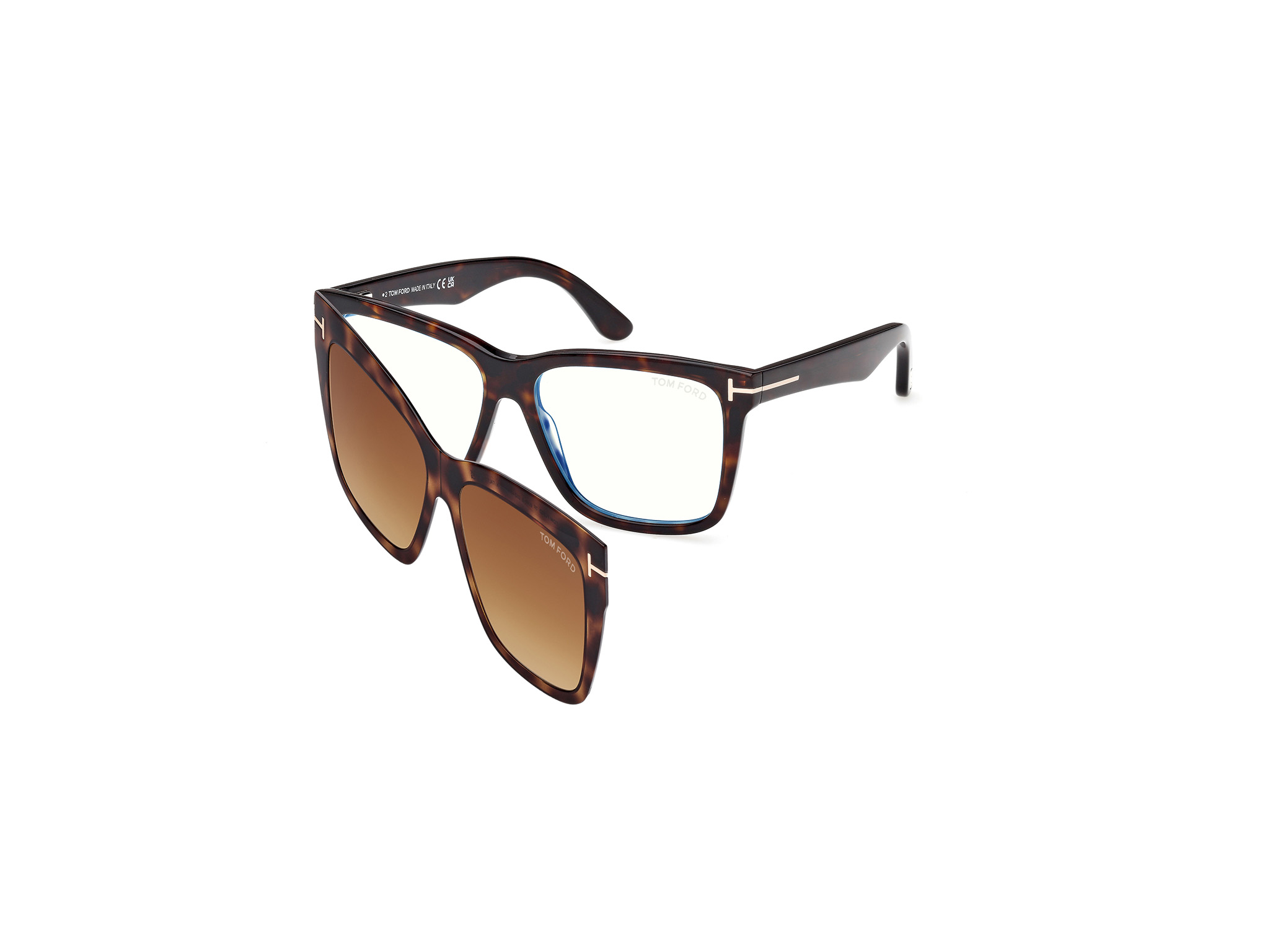 TOM FORD FT6069-B Eyeglasses 001 - SHINY BLACK 54mm