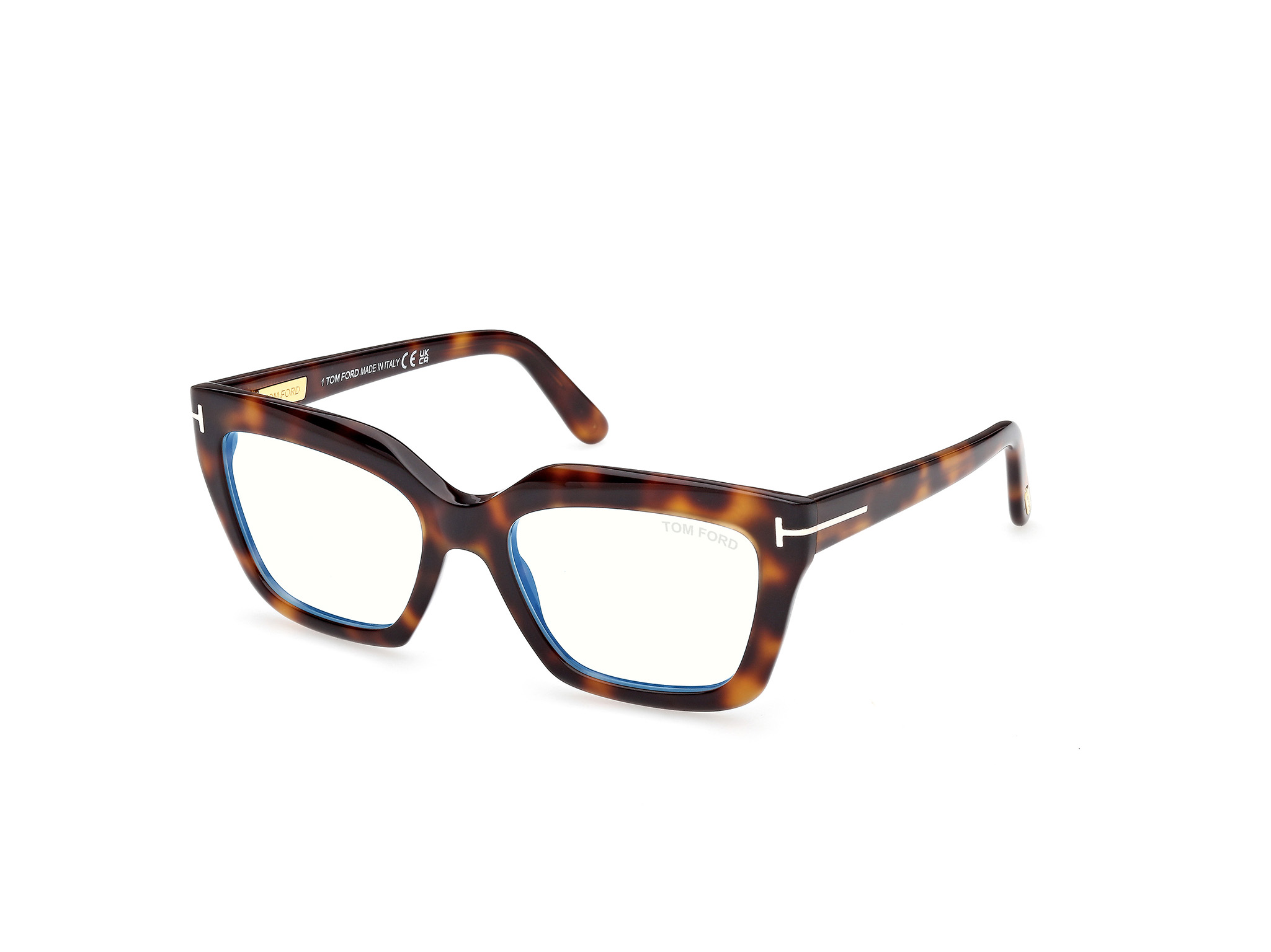 TOM FORD FT6093-B Eyeglasses 001 - SHINY BLACK 53mm