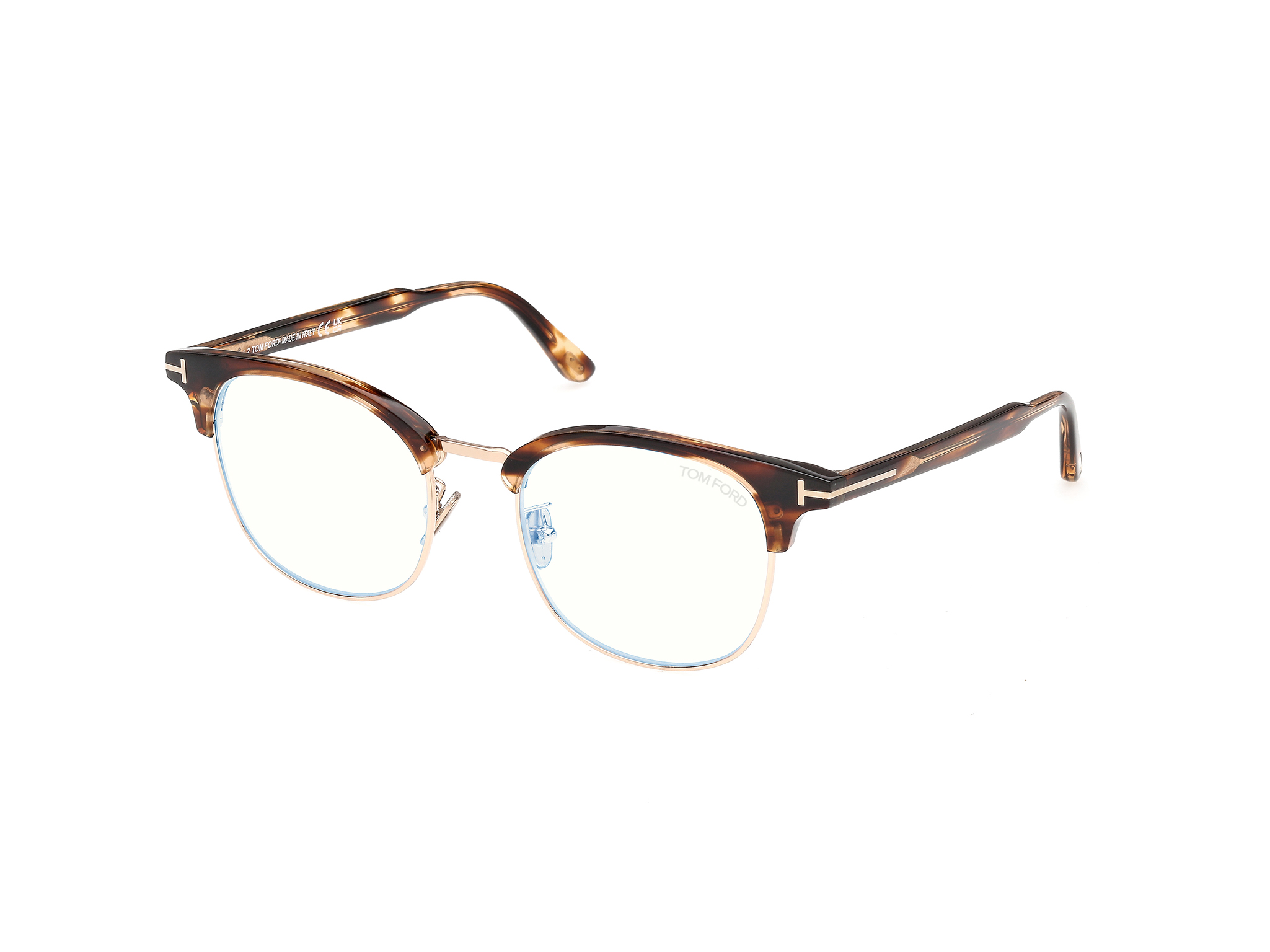 TOM FORD FT6151-D-B Eyeglasses 001 – SHINY BLACK 54mm