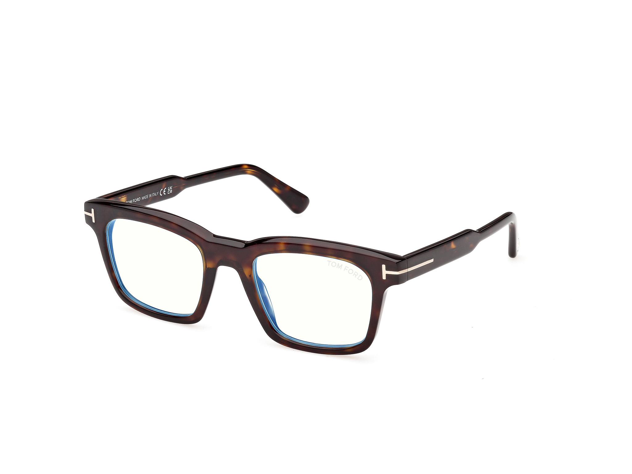 TOM FORD FT6122-B Eyeglasses 001 - SHINY BLACK 51mm