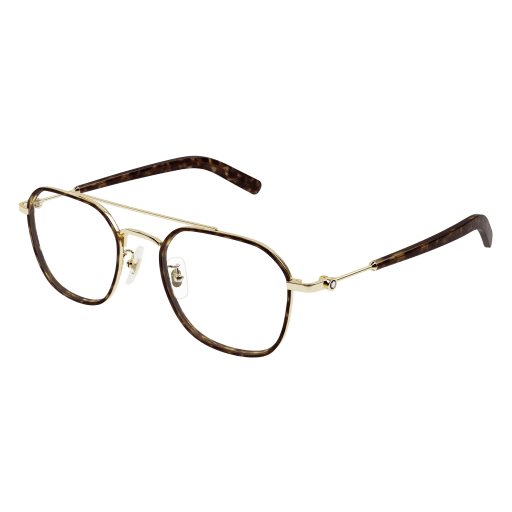 Montblanc MB0391OA Eyeglasses 003 GOLD 51mm