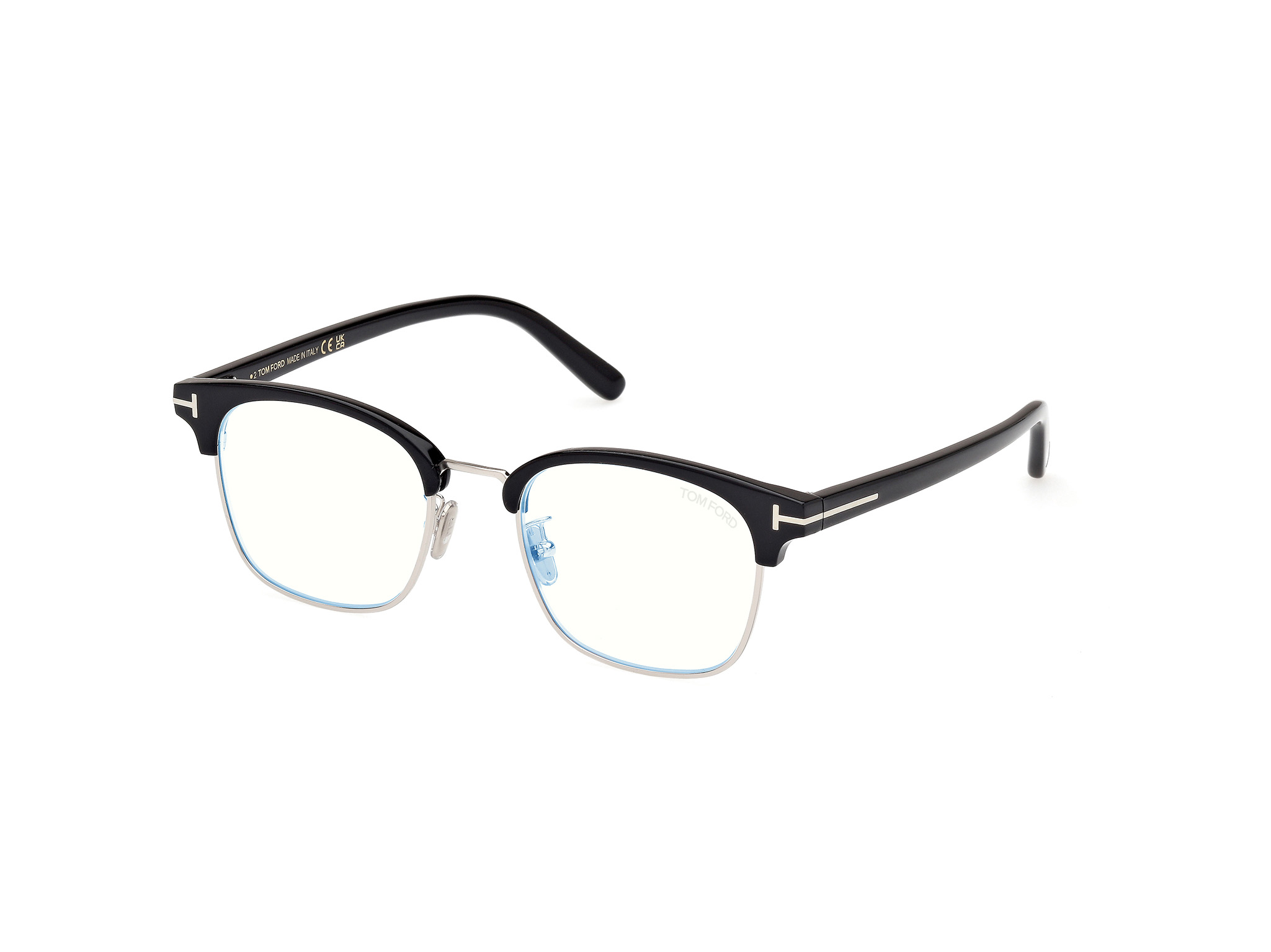 TOM FORD FT6001-K-B Eyeglasses 005 - SHINY BLACK 51mm