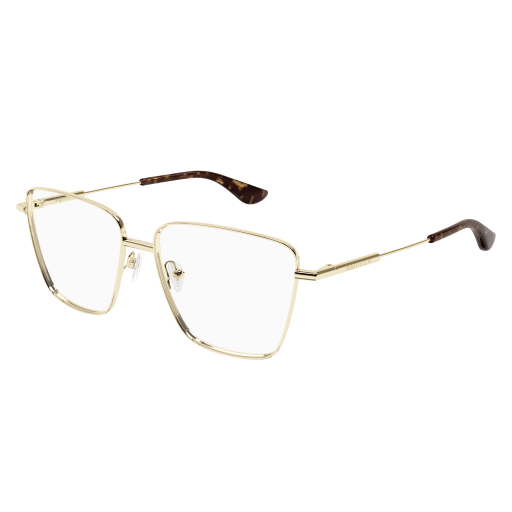 Alexander-McQueen AM0503O Eyeglasses 002 GOLD 55mm