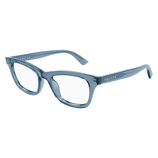 Alexander-McQueen AM0515O Eyeglasses 010 BLUE 52mm