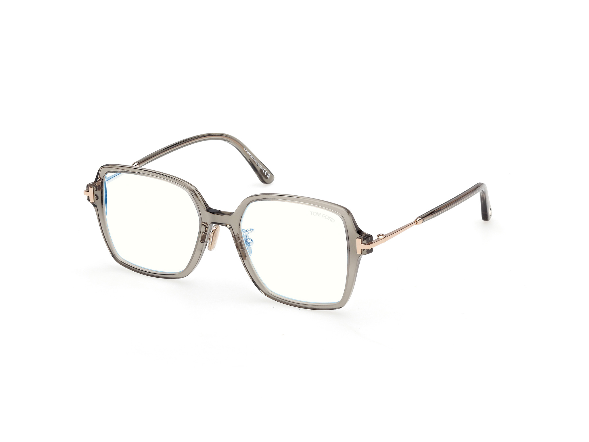 TOM FORD FT6057-D-B Eyeglasses 001 - SHINY BLACK 51mm