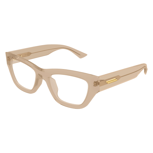 Bottega-Veneta BV1360O Eyeglasses 004 BROWN 49mm
