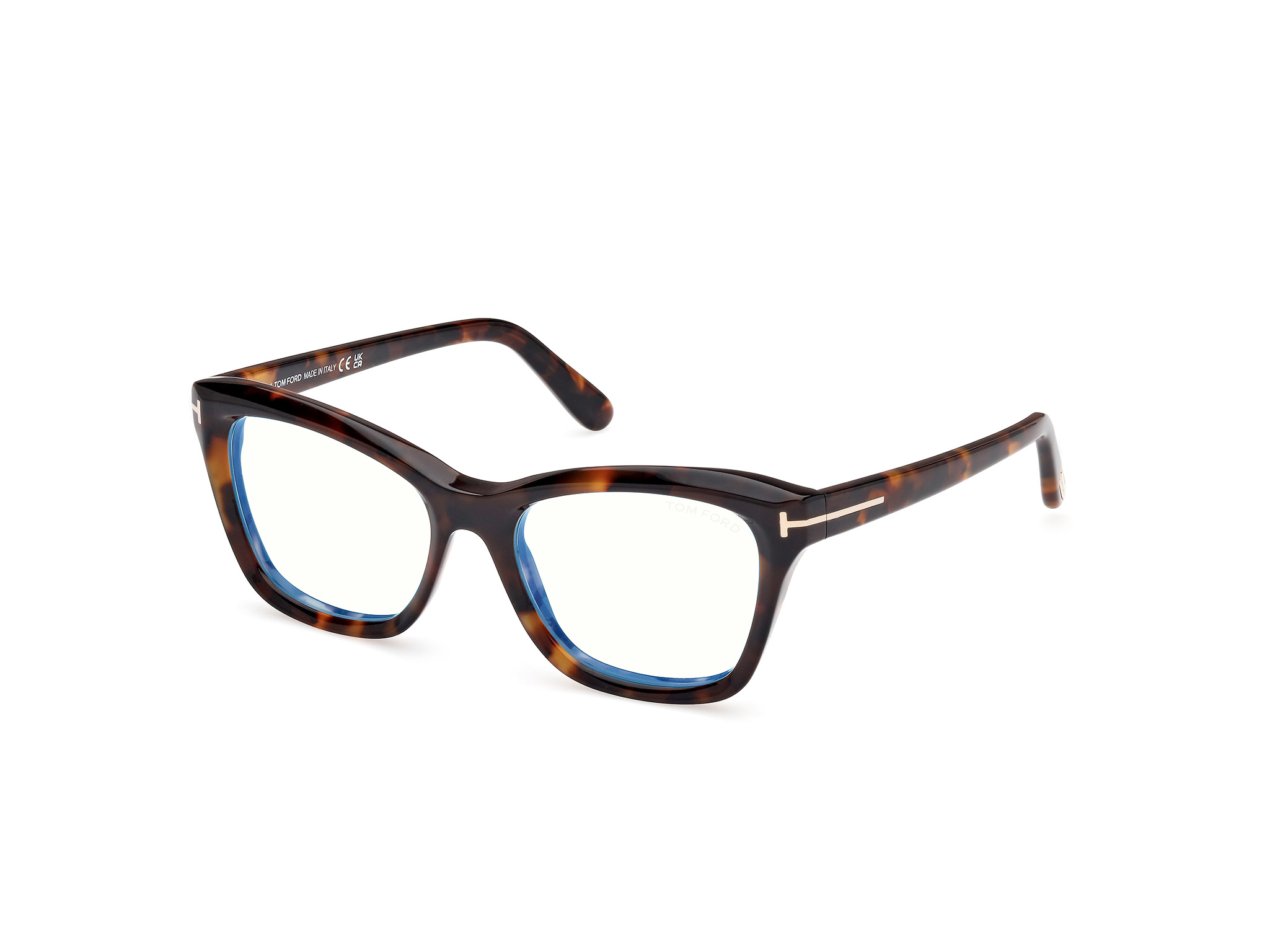 TOM FORD FT5909-B Eyeglasses 001 – SHINY BLACK 53mm