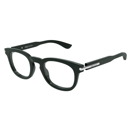 Alexander-McQueen AM0498O Eyeglasses 004 GREEN 48mm